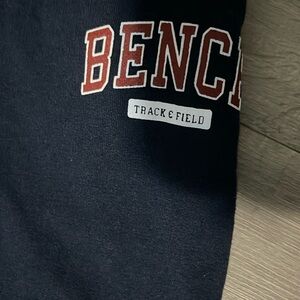 Navy blue bench sweat pants